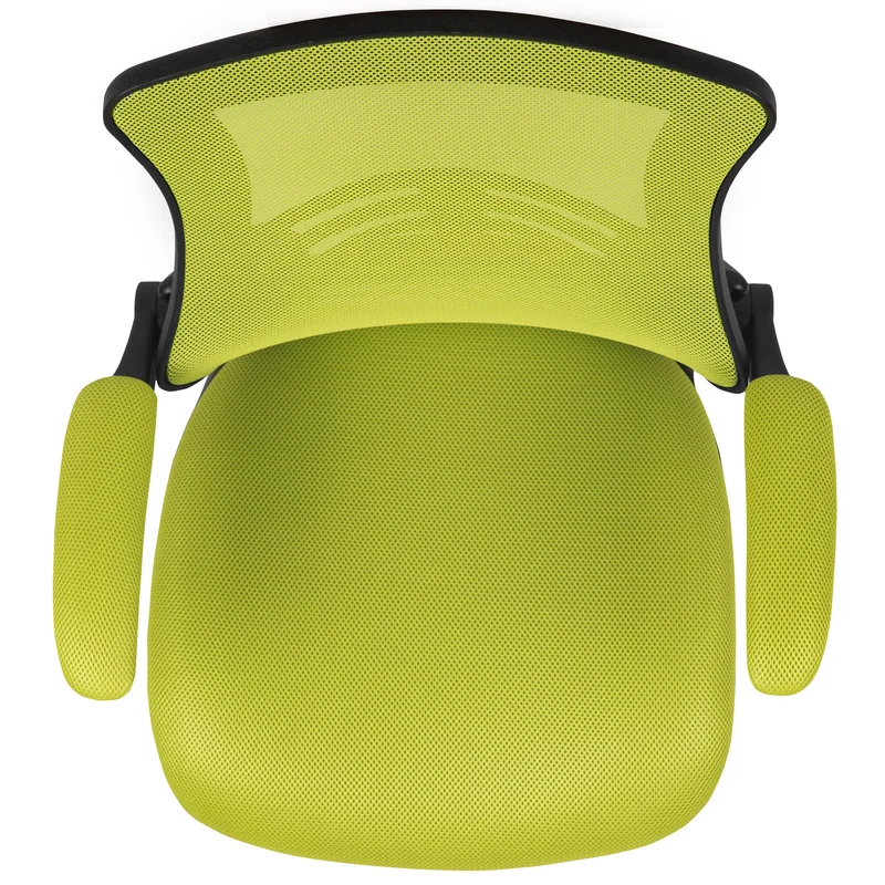 Mid-Back Mesh Swivel Ergonomic Task Office Chair with Flip-Up Arms