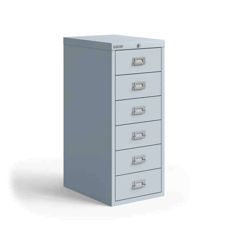 Bisley MultiDrawer™ |abschließbar, DIN A4, 6 Schubladen