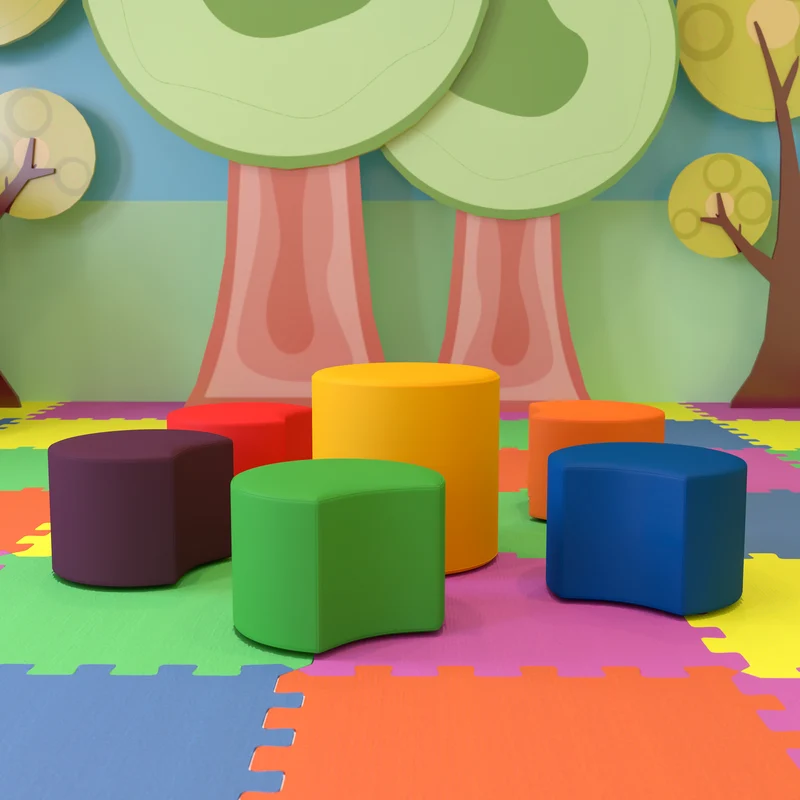Soft Seating Flexible Flower Set for Classrooms (12"H & 18"H)