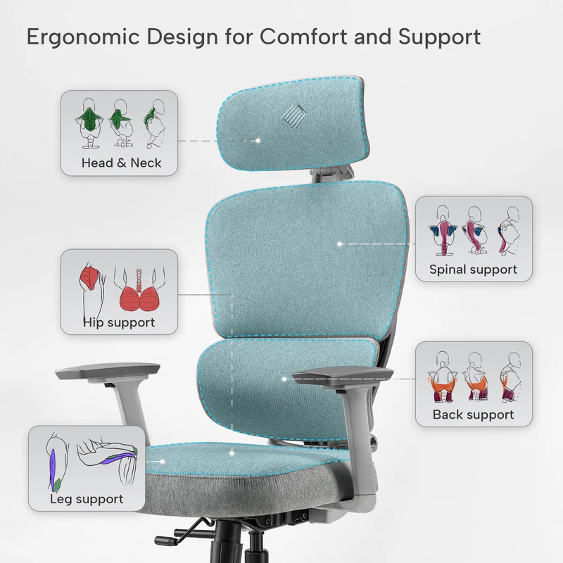 Axion, Ergonomic Hybrid Chair