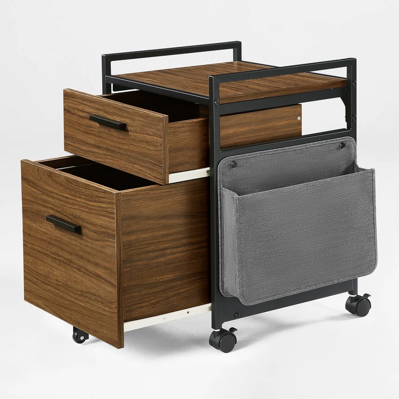 23" Rolling File Cabinet with Drawer