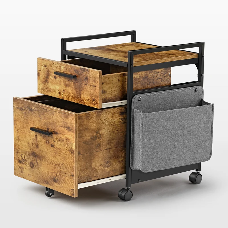 23" Rolling File Cabinet with Drawer