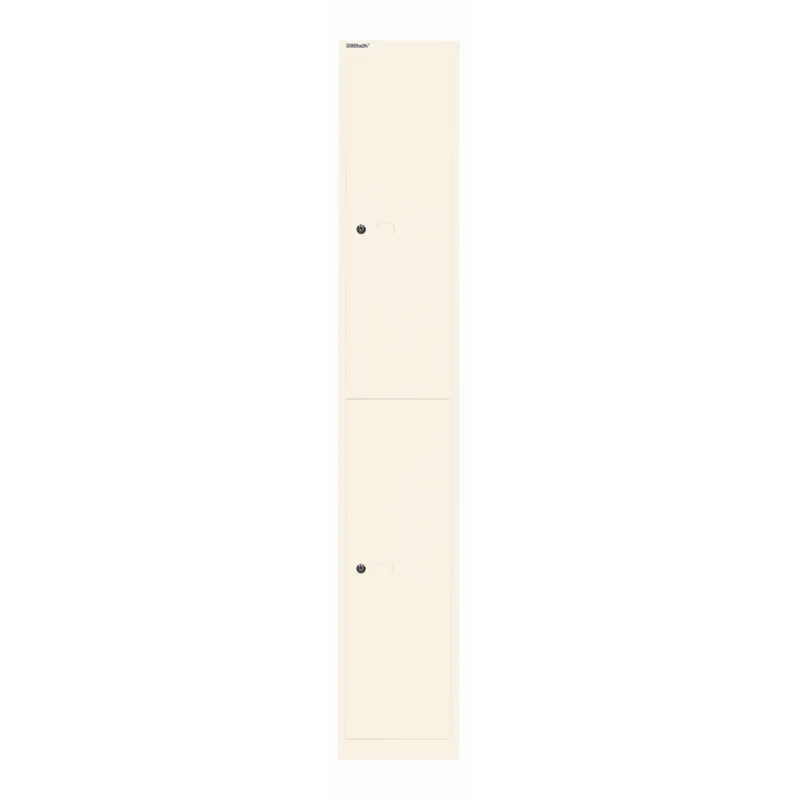 Garderobenschrank Office | 2 Fächer mit je 1 Kleiderhaken, Tiefe 457 mm
