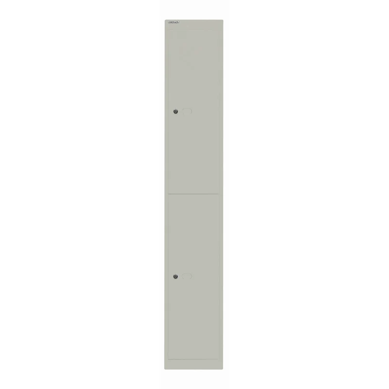 Garderobenschrank Office | 2 Fächer mit je 1 Kleiderhaken, Tiefe 457 mm