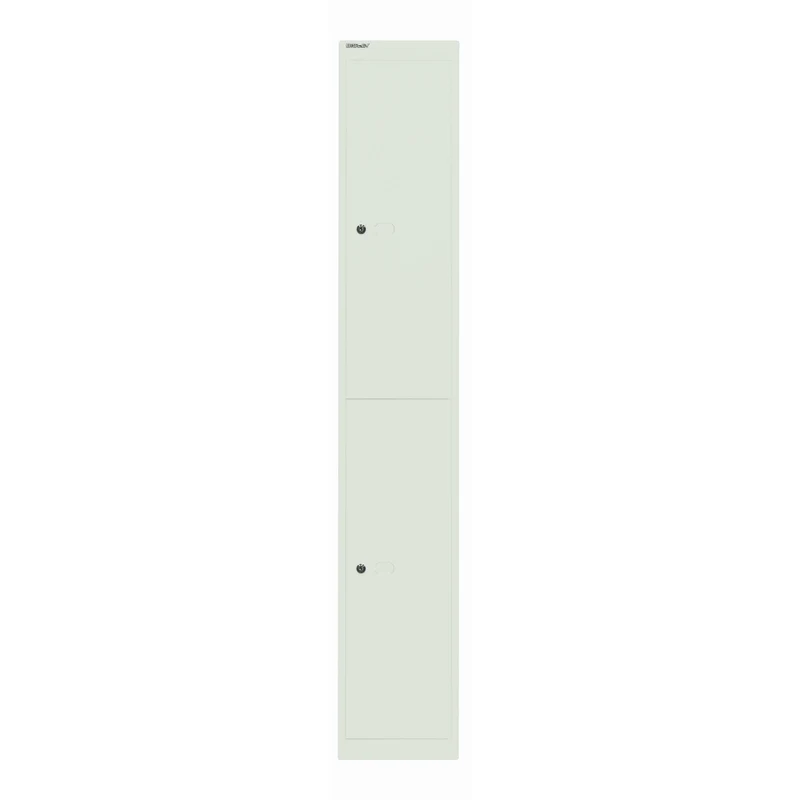 Garderobenschrank Office | 2 Fächer mit je 1 Kleiderhaken, Tiefe 457 mm