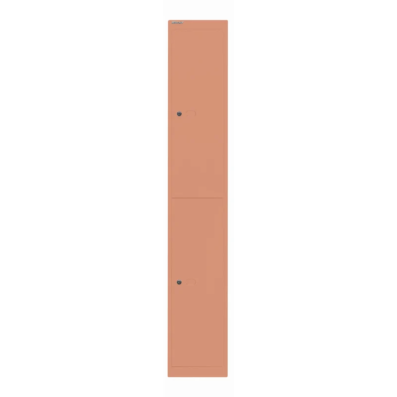 Garderobenschrank Office | 2 Fächer mit je 1 Kleiderhaken, Tiefe 457 mm