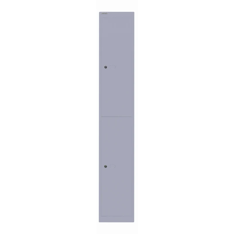 Garderobenschrank Office | 2 Fächer mit je 1 Kleiderhaken, Tiefe 457 mm