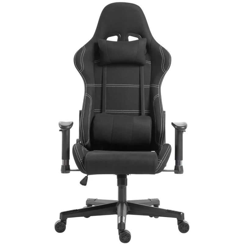 Stealth Ergonomic Gaming or Office Chair, adjustable arm rests, Black by Tauris