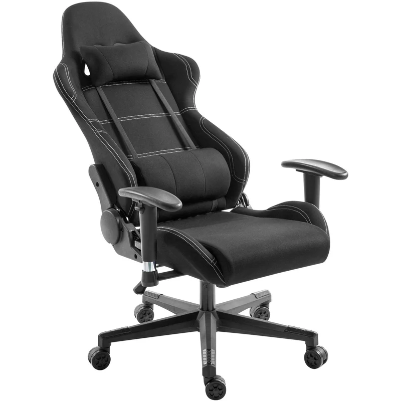 Stealth Ergonomic Gaming or Office Chair, adjustable arm rests, Black by Tauris
