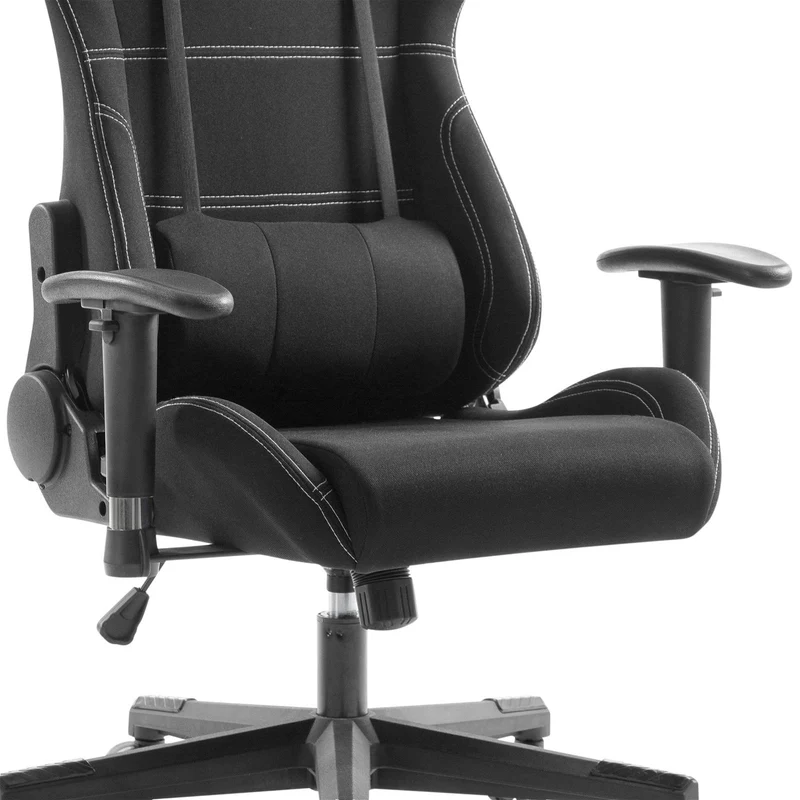 Stealth Ergonomic Gaming or Office Chair, adjustable arm rests, Black by Tauris
