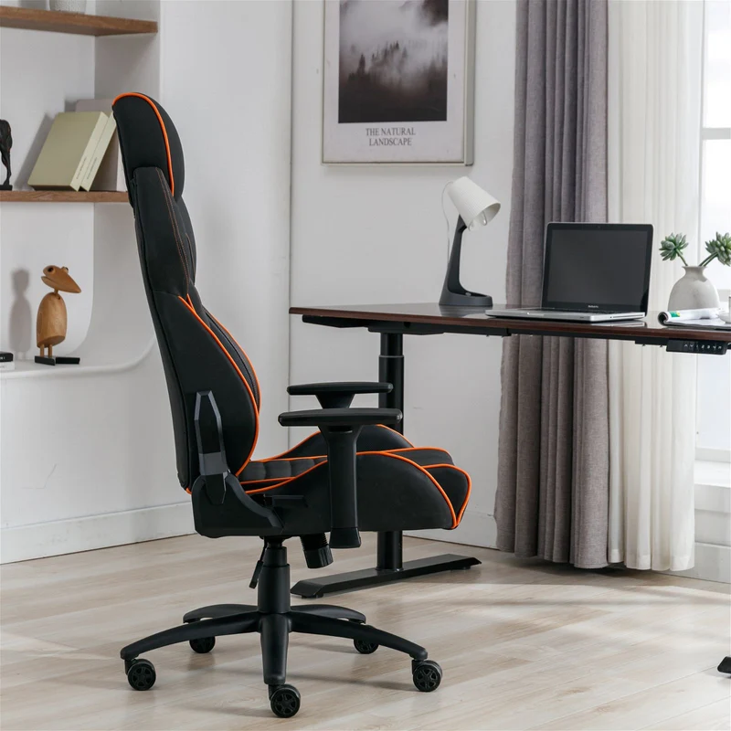 Hyper Ergonomic Gaming or Office Chair, adjustable arm rests, Black Orange by Tauris