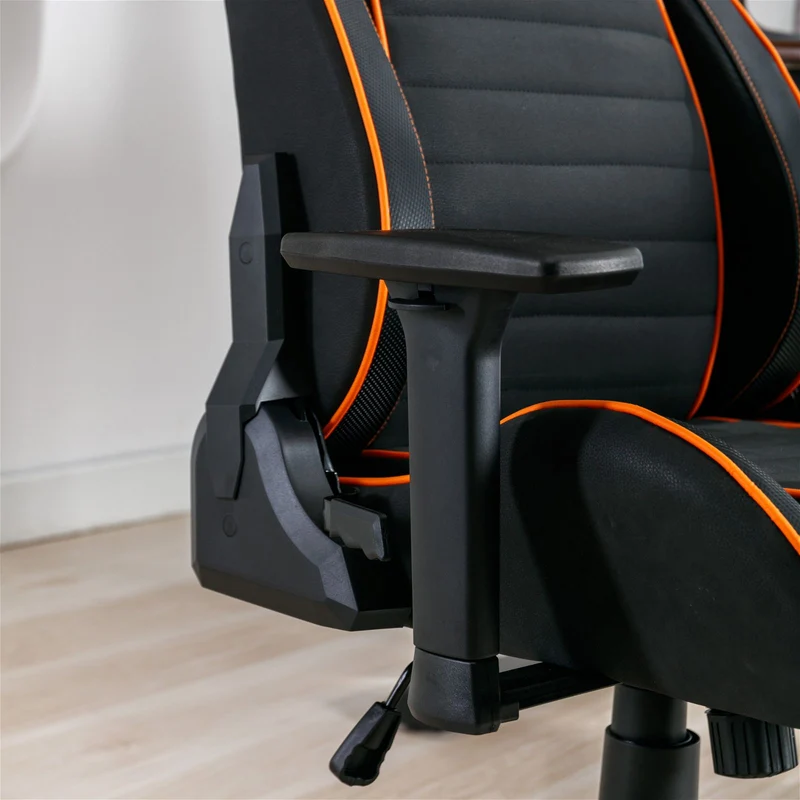 Hyper Ergonomic Gaming or Office Chair, adjustable arm rests, Black Orange by Tauris