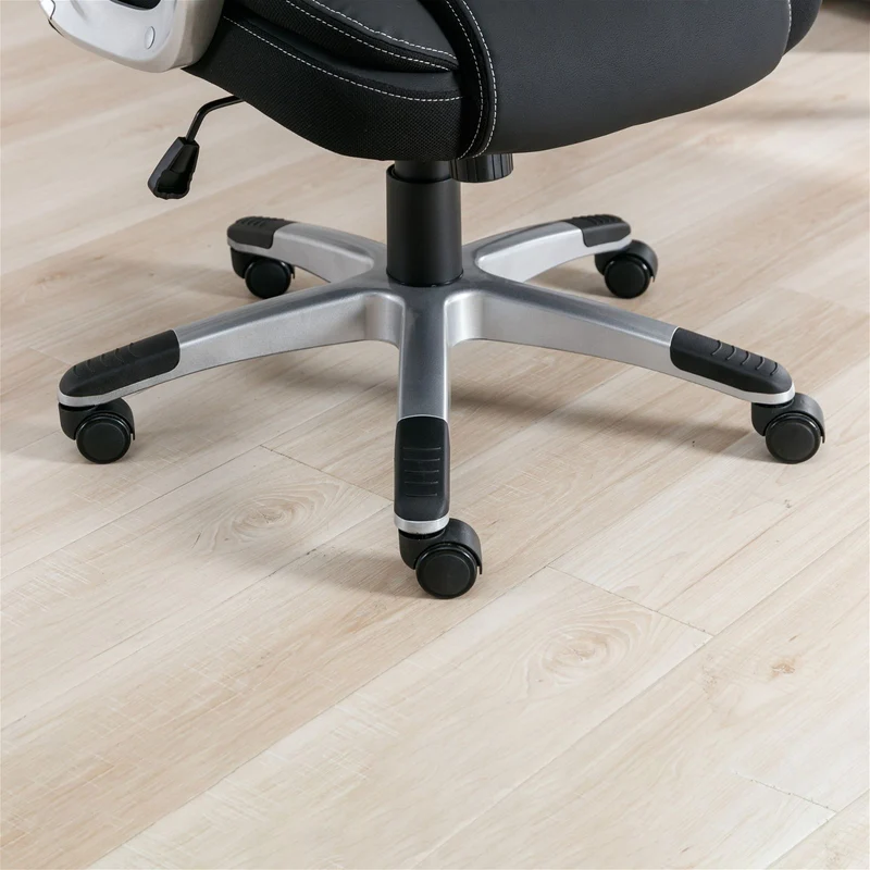 Legacy Ergonomic Office Chair, padded fixed arm rests, Black by Tauris