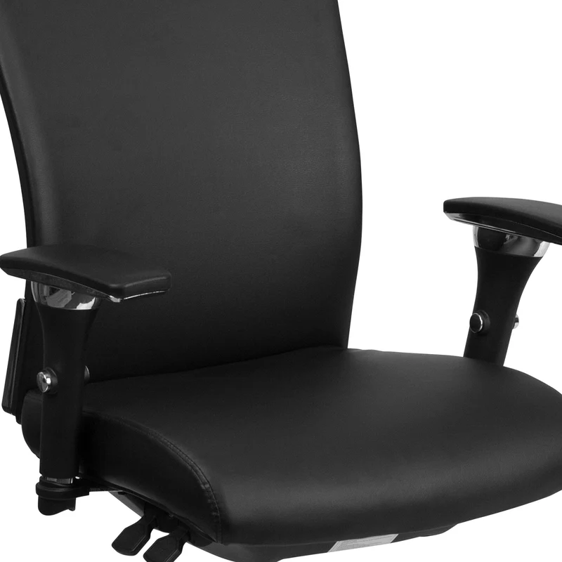 24/7 300 lb. Rated Seat Slider Ergonomic Office Chair with Adjustable Lumbar