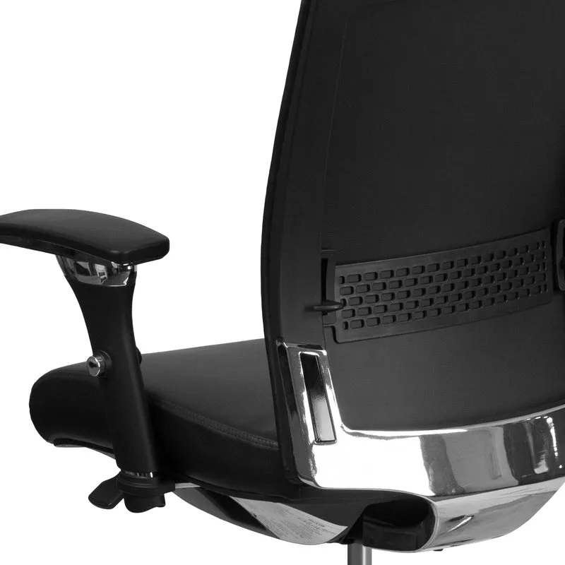 24/7 300 lb. Rated Seat Slider Ergonomic Office Chair with Adjustable Lumbar