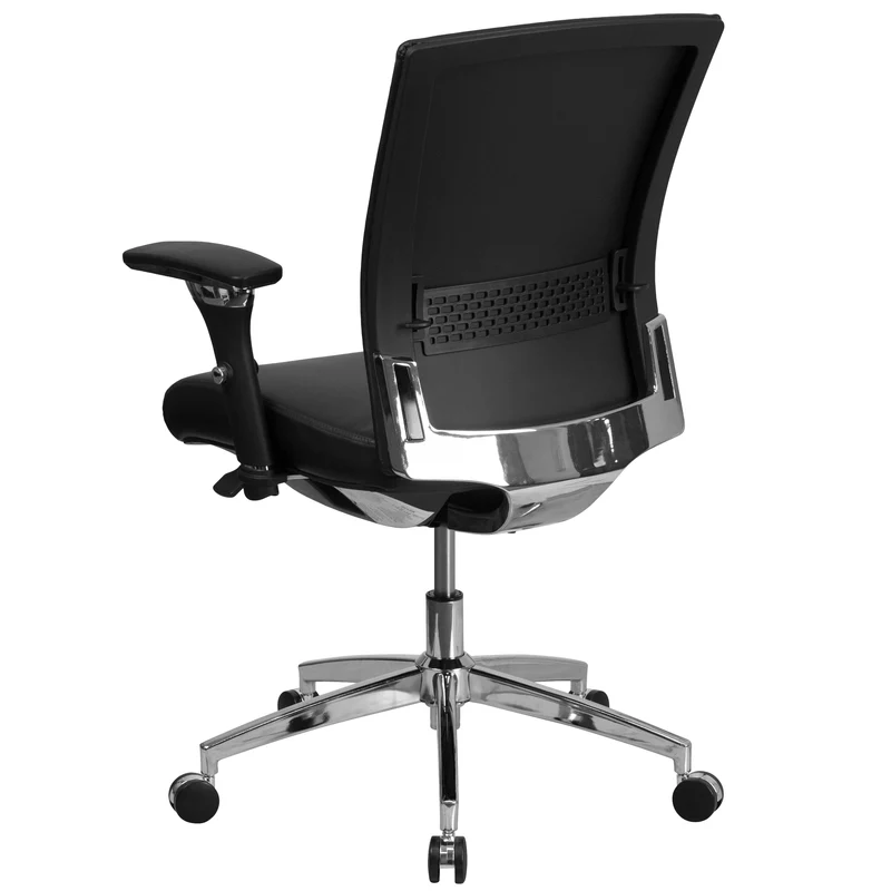 24/7 300 lb. Rated Seat Slider Ergonomic Office Chair with Adjustable Lumbar