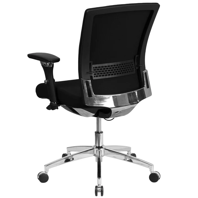 24/7 300 lb. Rated Seat Slider Ergonomic Office Chair with Adjustable Lumbar