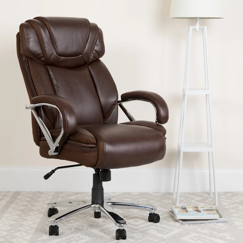 500 lb. Big & Tall LeatherSoft Executive Ergonomic Office Chair with Wide Seat