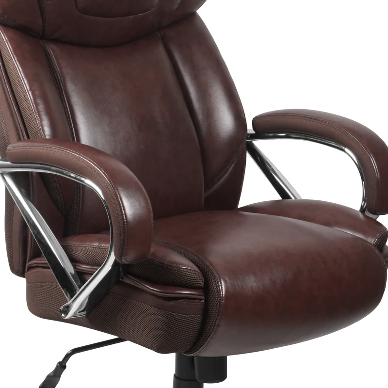 500 lb. Big & Tall LeatherSoft Executive Ergonomic Office Chair with Wide Seat