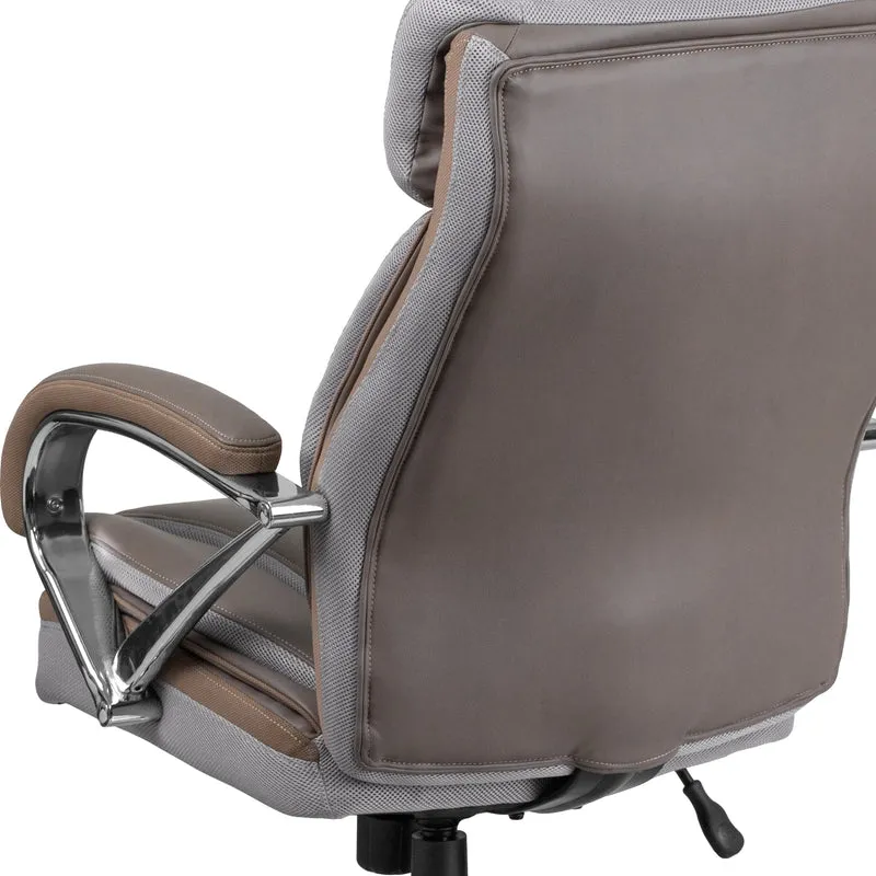 500 lb. Big & Tall LeatherSoft Executive Ergonomic Office Chair with Wide Seat