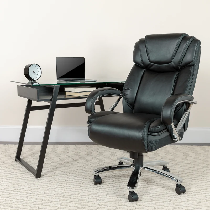 500 lb. Big & Tall LeatherSoft Executive Ergonomic Office Chair with Wide Seat