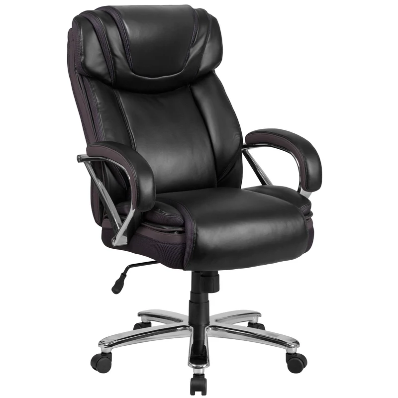 500 lb. Big & Tall LeatherSoft Executive Ergonomic Office Chair with Wide Seat