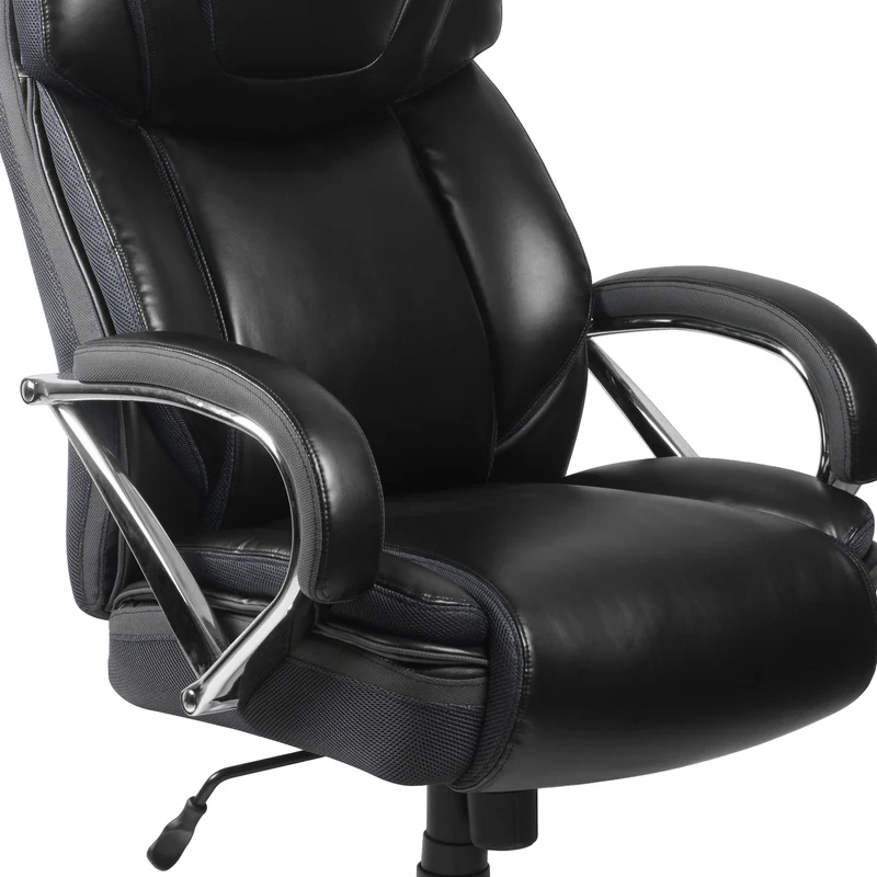 500 lb. Big & Tall LeatherSoft Executive Ergonomic Office Chair with Wide Seat