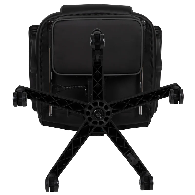 Ergonomic Gaming Chair -Recline Back/Arms, Footrest, Massaging Lumbar