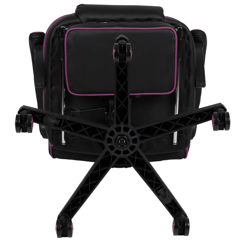 Ergonomic Gaming Chair -Recline Back/Arms, Footrest, Massaging Lumbar