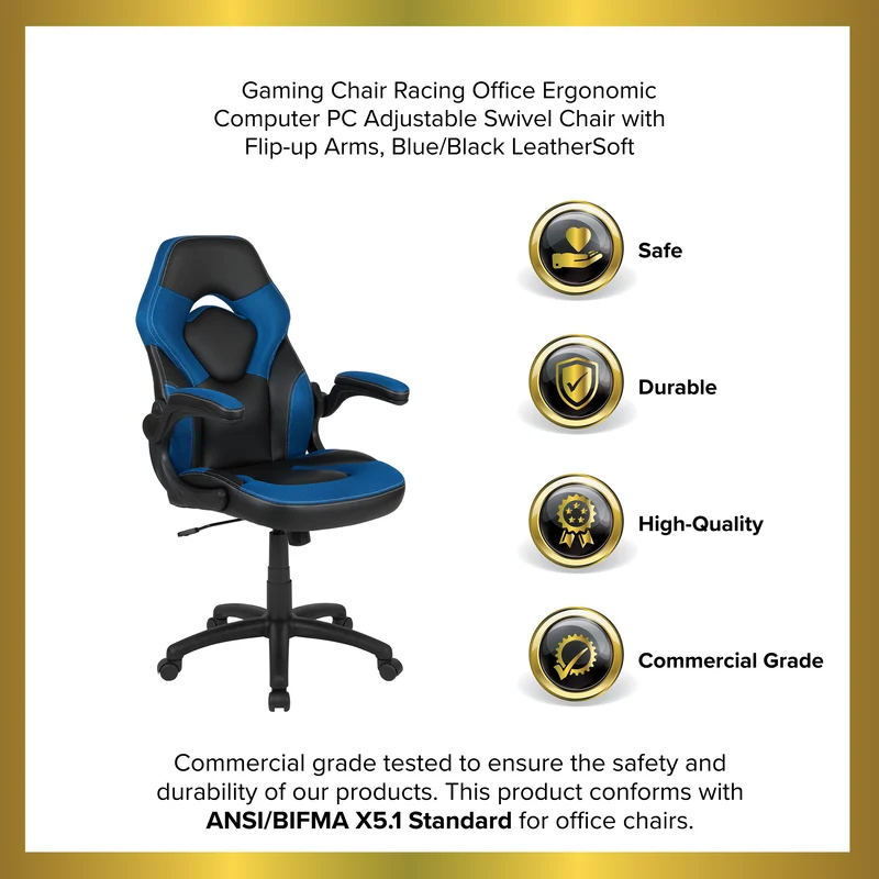 Z100 Gaming Chair Racing Office Ergonomic Computer PC Adjustable Swivel Chair
