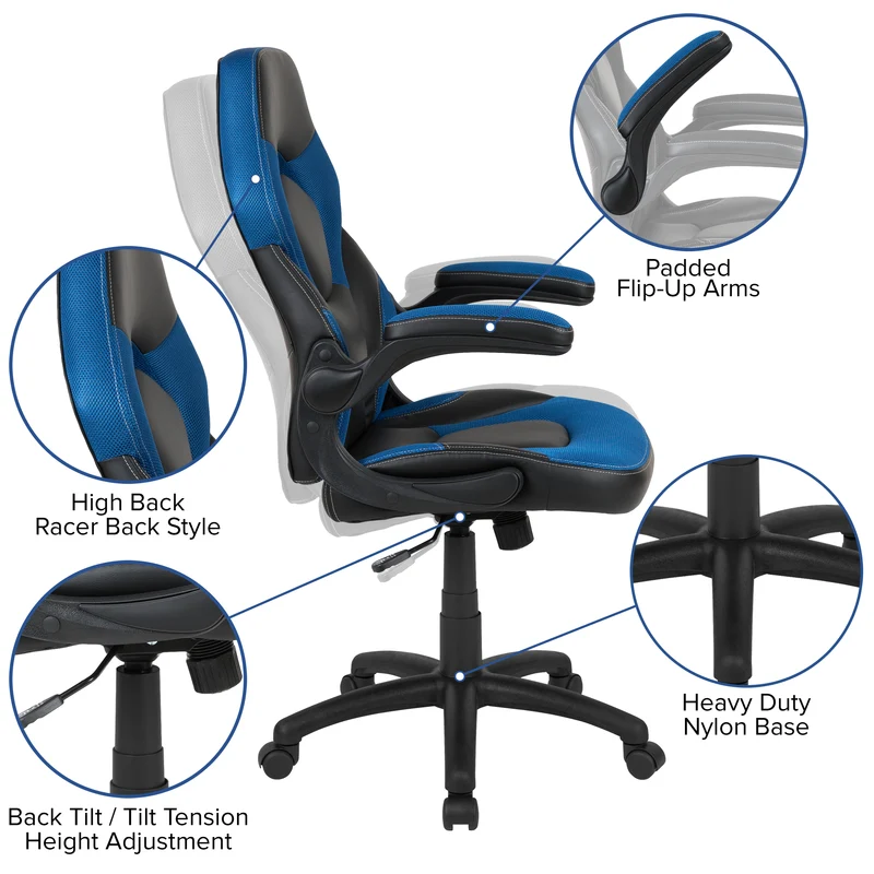Z100 Gaming Chair Racing Office Ergonomic Computer PC Adjustable Swivel Chair