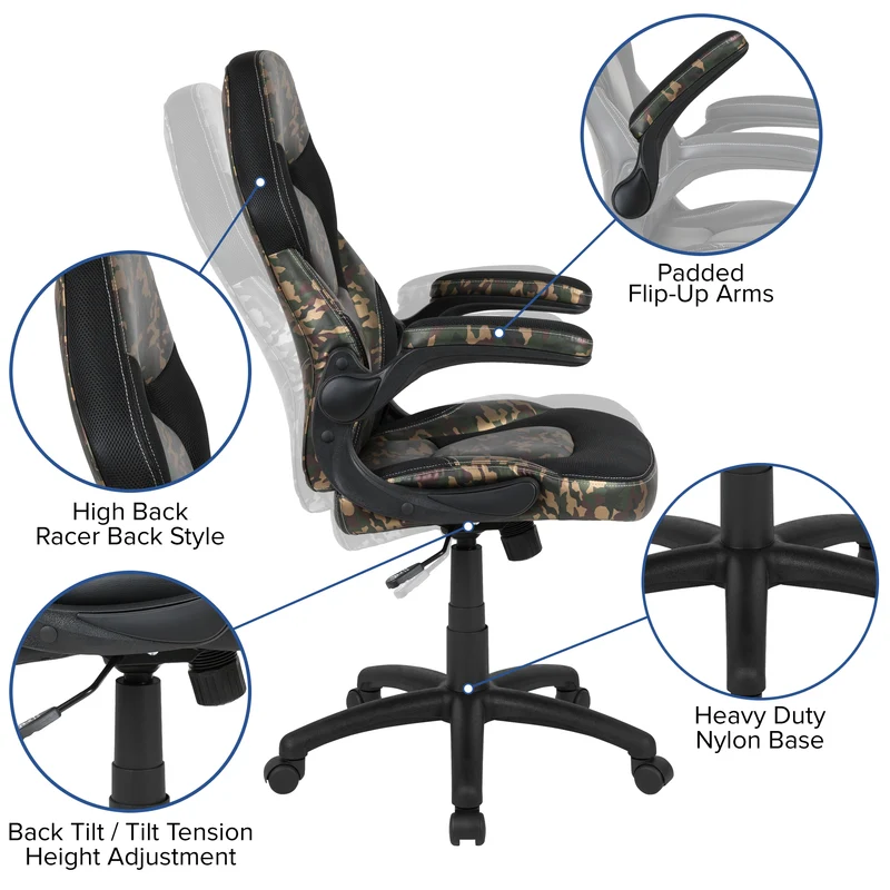 Z100 Gaming Chair Racing Office Ergonomic Computer PC Adjustable Swivel Chair