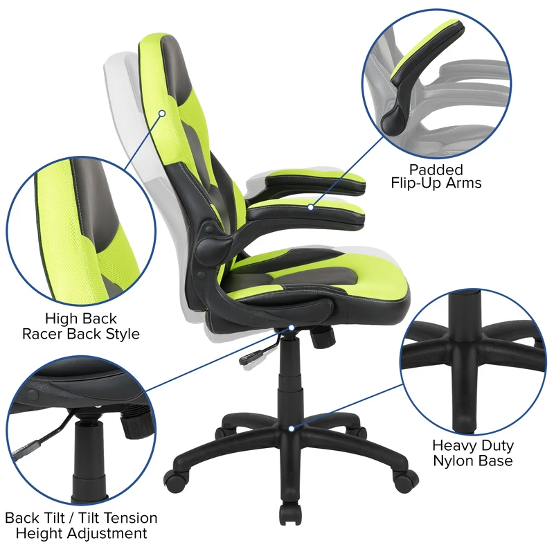 Z100 Gaming Chair Racing Office Ergonomic Computer PC Adjustable Swivel Chair