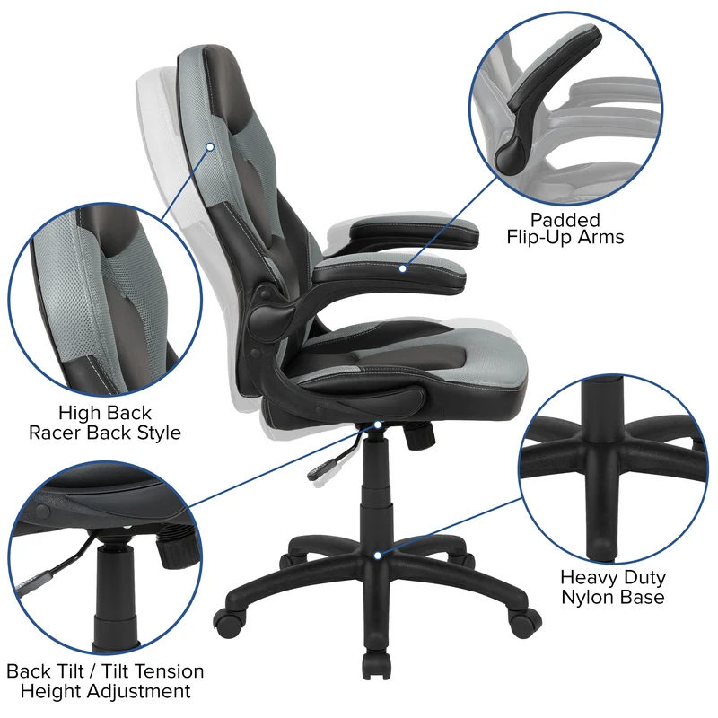 Z100 Gaming Chair Racing Office Ergonomic Computer PC Adjustable Swivel Chair