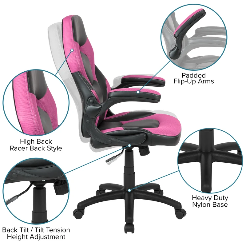 Z100 Gaming Chair Racing Office Ergonomic Computer PC Adjustable Swivel Chair