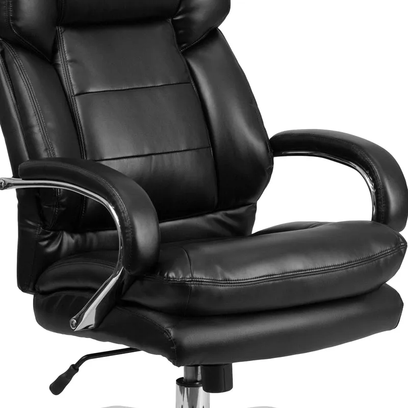 24/7 500 lb. Big & Tall Executive Swivel Ergonomic Office Chair with Loop Arms