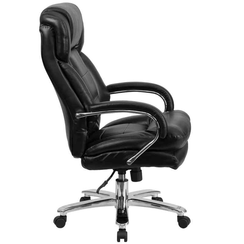 24/7 500 lb. Big & Tall Executive Swivel Ergonomic Office Chair with Loop Arms