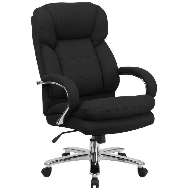 24/7 500 lb. Big & Tall Executive Swivel Ergonomic Office Chair with Loop Arms
