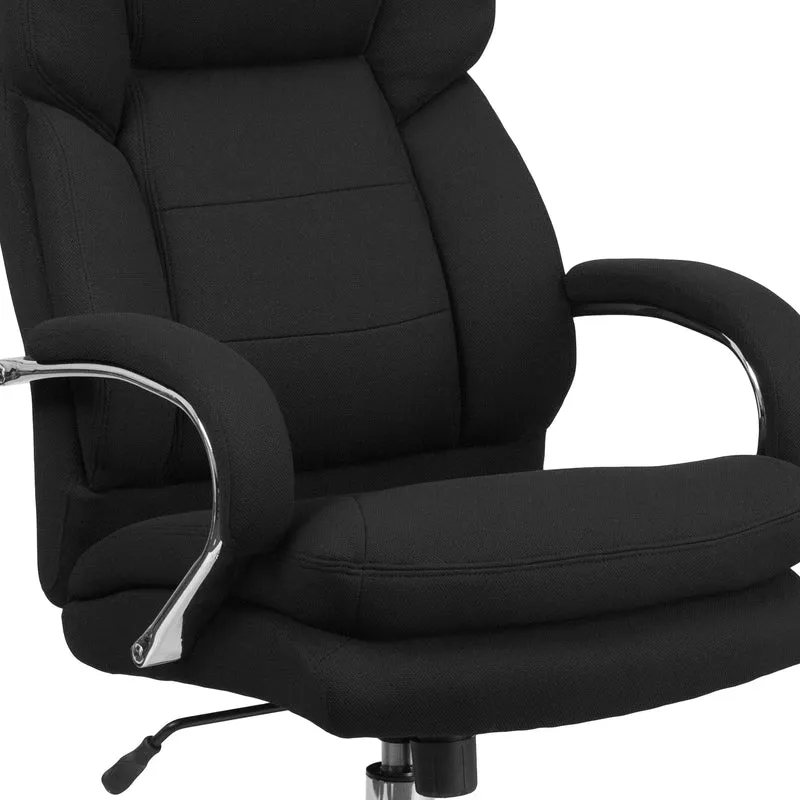 24/7 500 lb. Big & Tall Executive Swivel Ergonomic Office Chair with Loop Arms