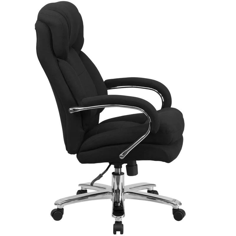 24/7 500 lb. Big & Tall Executive Swivel Ergonomic Office Chair with Loop Arms