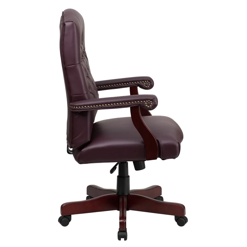Martha Washington Executive Swivel Office Chair with Arms