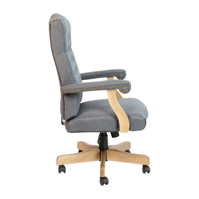Martha Washington Executive Swivel Office Chair with Arms