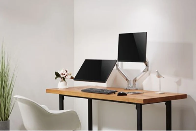 Adapt Ergo-Boost Doppel Monitor Halterung mit USB
