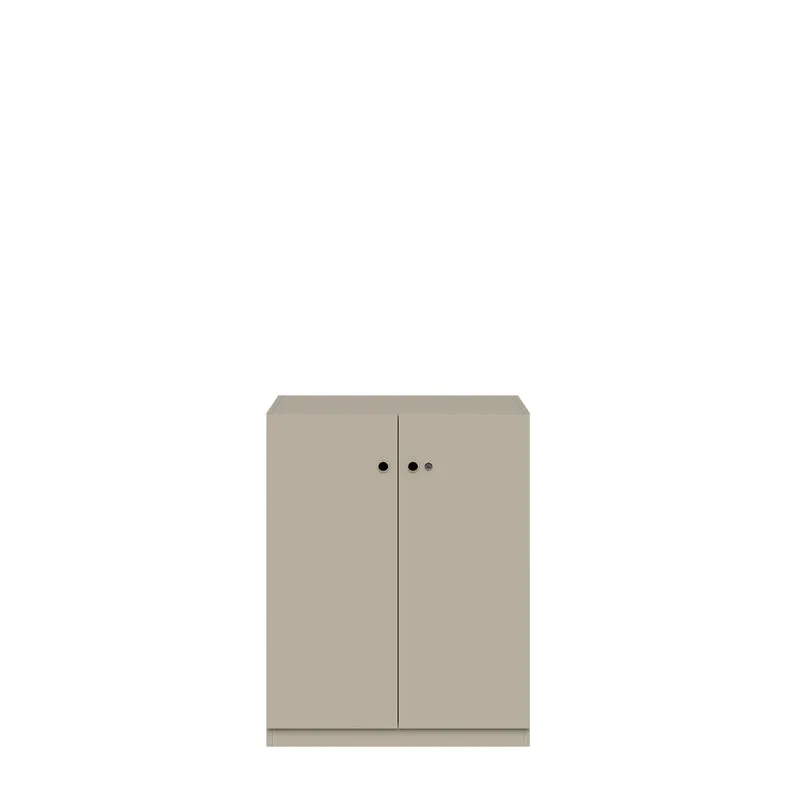 Flügeltürenschrank Pren | 2 Fachböden für 2,5 OH | H 1018 x B 800 x T 500mm