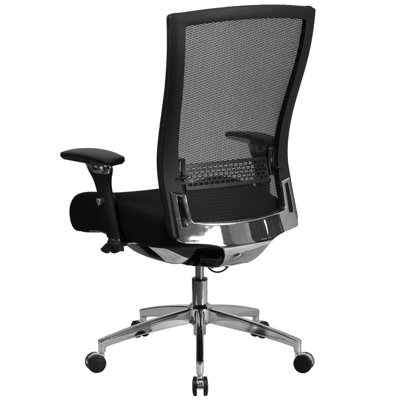 24/7 300 lb. Rated High Back Swivel Seat Slider Lumbar Ergonomic Office Chair
