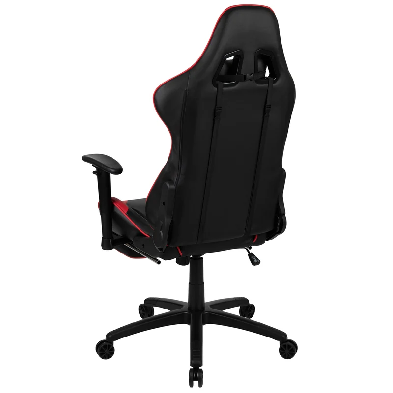 Z300 Gaming Racing Office Ergonomic PC Chair with Reclining Back and Footrest