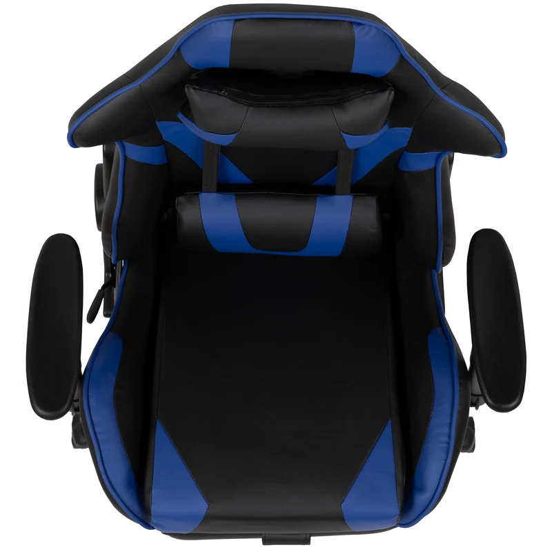 Z300 Gaming Racing Office Ergonomic PC Chair with Reclining Back and Footrest