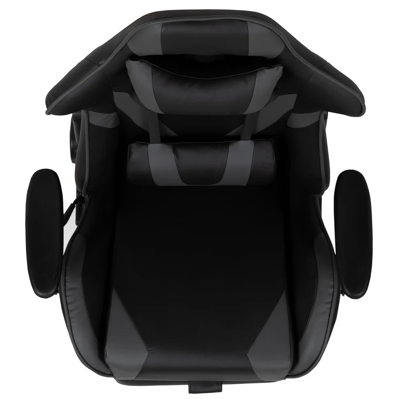 Z300 Gaming Racing Office Ergonomic PC Chair with Reclining Back and Footrest