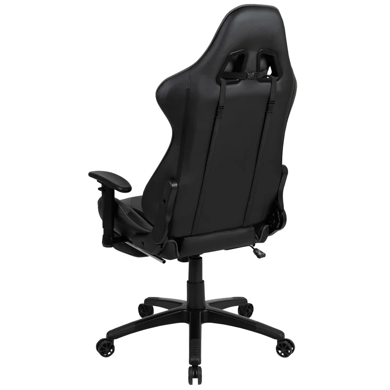 Z300 Gaming Racing Office Ergonomic PC Chair with Reclining Back and Footrest
