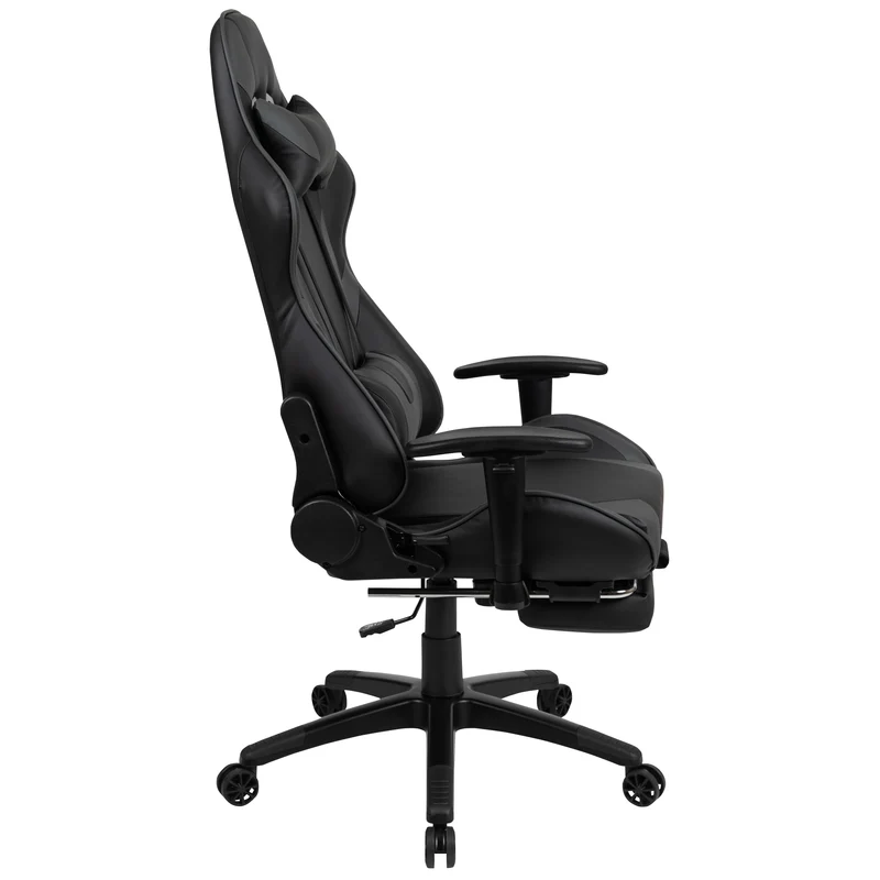 Z300 Gaming Racing Office Ergonomic PC Chair with Reclining Back and Footrest